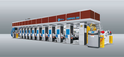 SURPASS-350 High Speed Electronic Shaft Rotogravure Printing Machine